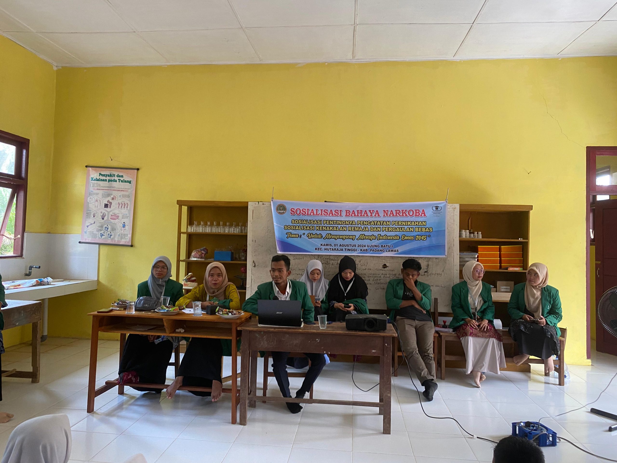 "Pastikan perkawinan mu tercatat di KUA Setempat dan jangan sampai menikah Usia Dini" Tim KKL IAI Padang Lawas Desa Ujung Batu 1